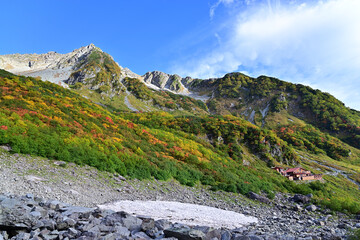 北アルプス涸沢カール（9月下旬）