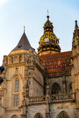 Fototapeta na wymiar Cathedral of St. Elizabeth, Kosice, eastern Slovakia.