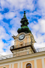Fototapeta na wymiar City hall in Kezmarok, Slovakia