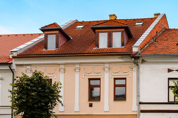 Fototapeta na wymiar Architecture of Kezmarok, Slovakia