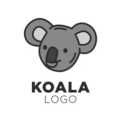 Simple modern professional Koala logo template design versatile
for your business and company
