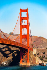 It's Golden Gate Bridge between San Francisco Bay and the Pacific Ocean, San Francisco, California, United States of America