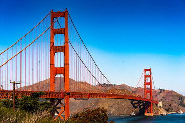 Fototapeta na wymiar It's Golden Gate Bridge, San Francisco, California, United States of America
