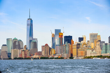 Fototapeta na wymiar It's Architecture of the Lower Manhattan, New York City, United States of America