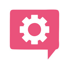 online training, setting speech bubble education and courses learning digital