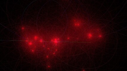 コンピュータで作られた抽象な幾何学な背景