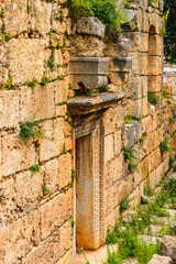 Fototapeta na wymiar It's Ancient ruins in the historic part of Antalya, Turkey
