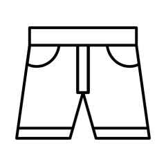 male short line style icon vector design