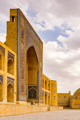 It's Mir-i Arab Madrasah entrance, Historic centre of Bukhara, U