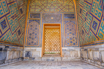 Obraz premium It's Architecture of Samarkand, Crossroad of Culture, UNESCO Wor