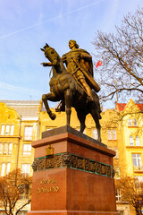 King Danilo on the horse, Lvov, Western Ukraine
