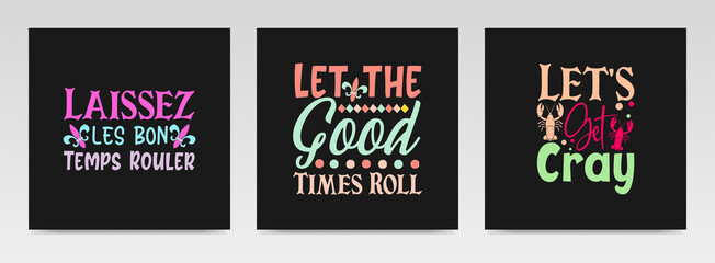 Festival quotes letter typography set illustration.