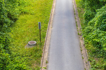 Obraz premium Nature along a 65 mile hiking and bike riding trail in north Georgia 