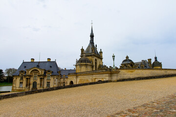 Castle of Chantilly, one of the famous chateau in France