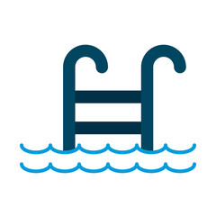 Pool flat style icon vector design