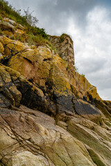 Le Mont Saint-Michel, an island commune in Normandy, France. UNESCO World Heritage