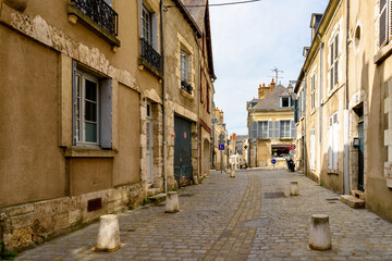 Fototapeta na wymiar Architecture of Blois, a city and the capital of Loir-et-Cher department, France