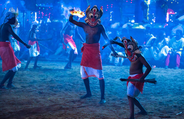 Fototapeta premium Fire & Dance