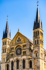 Fototapeta na wymiar It's Basilica St. Remi of Rheims, Champagne-Ardenne, France