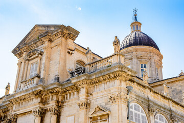 Fototapeta na wymiar It's Cathedral in the Old Town of Dubrovnik, Croatia