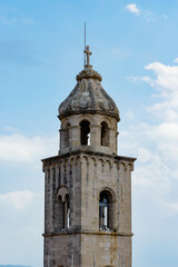Fototapeta na wymiar It's Bell tower of Dubrovnik, Croatia