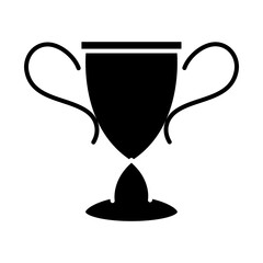 soccer game, award trophy league recreational sports tournament silhouette style icon