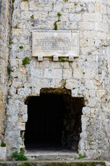It's Kamerlengo (Gradina Kamerlengo), a castle and fortress in Trogir, Croatia. It was built by the Republic of Venice