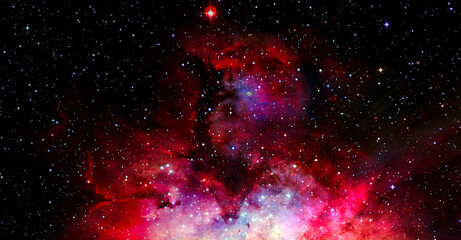 Galactic background. Elements of this image furnished by NASA