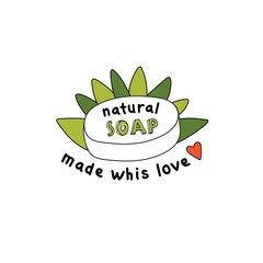 Natural soap made with love.