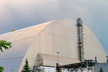 New Safe Confinement (NSC or Shelter), a structure built to contain the remains of 4th reactor unit...