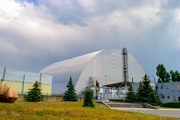New Safe Confinement (NSC or Shelter), a structure built to contain the remains of 4th reactor unit...