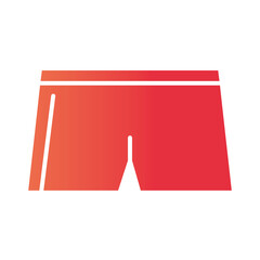 basketball game, short sportswear equipment gradient style icon