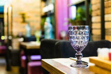 Interior of cozy restaurant