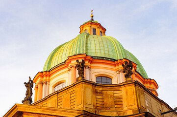 Architecture of Stare Mesto, Old Town of Prague, near the Charles Bridge, Prague, Czech Republic