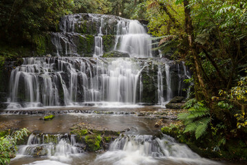 Fototapeta na wymiar New Zealand waterfall