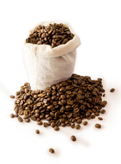 bag of coffee beans