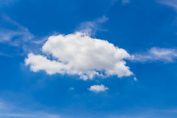 Naklejka na ściany i meble Blue sky and clouds on day to be design wallpaper or background