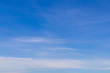 Blue sky and clouds on day to be design wallpaper or background