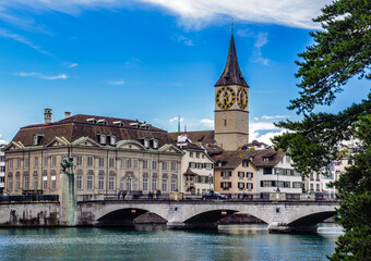 Fototapeta na wymiar Cityscape of Zurich, Switzerland