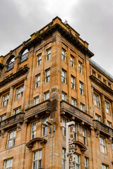 Fototapeta na wymiar Architecture of Glasgow, Scotland. Glasgow is the largest city in Scotland