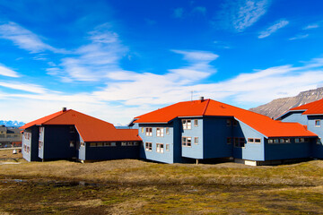 Fototapeta na wymiar House in Longyearbyen, Svalbard, Norway