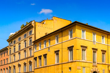 It's Historic Center of Rome, Italy. Rome is the capital of Italy and a popular touristic destination