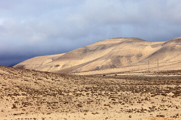 Fototapeta na wymiar Vulkaninsel Fuerteventura