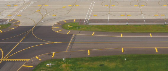 empty airport runway
