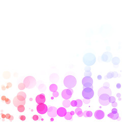 Bubbles Circle Dots Unique Colorful Bright Vector Background