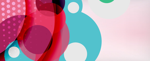 Trendy simple circle abstract background, dynamic motion concept. Vector Illustration For Wallpaper, Banner, Background, Card, Book Illustration, landing page