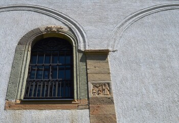 details on the facade of the Orthodox Church