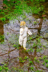 It's Statue of the Sanctuary of Zeus Hypsistos, Dion Archeological Site in Greece