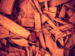 Peat bark brown texture background,