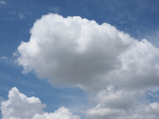 Obraz premium blue sky with clouds background